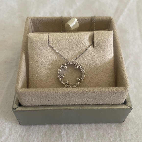 Suzanne Kalan 14K Diamond Mini Starburst Pendant Necklace - Picture 11 of 12